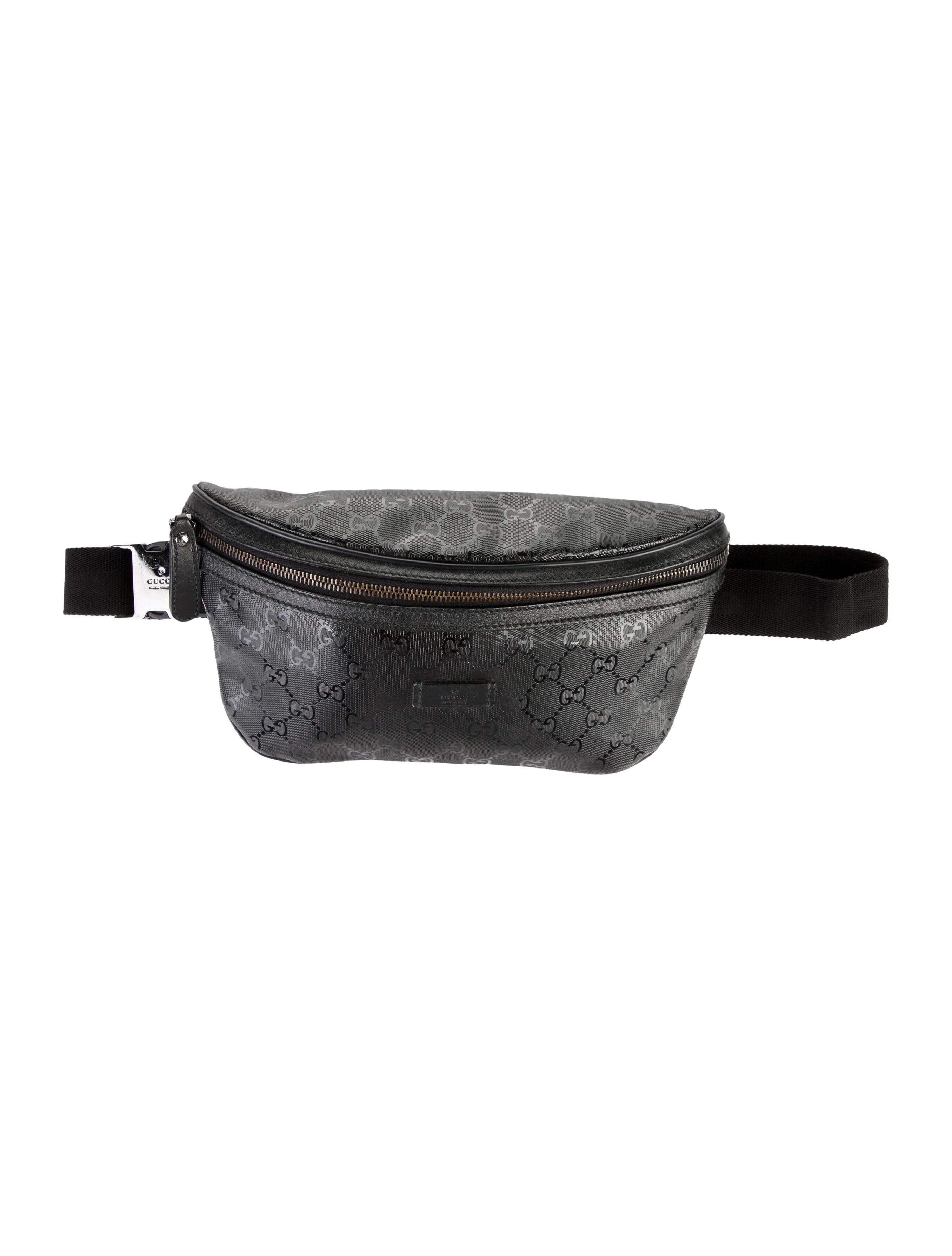Gucci GG Imprime Waist Bag Black Waist Bags, Bags GUC1108180 The