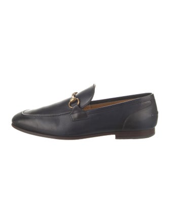 Gucci Horsebit Accent Leather Loafers