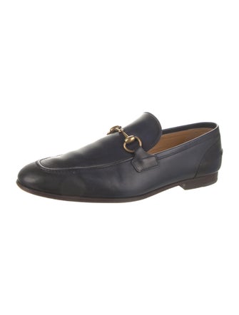 Gucci Horsebit Accent Leather Loafers