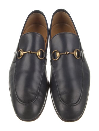 Gucci Horsebit Accent Leather Loafers
