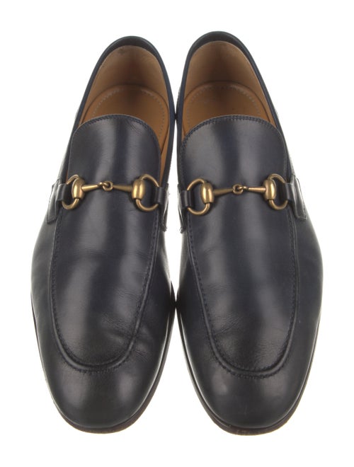 Gucci Horsebit Accent Leather Loafers