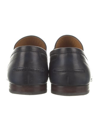 Gucci Horsebit Accent Leather Loafers