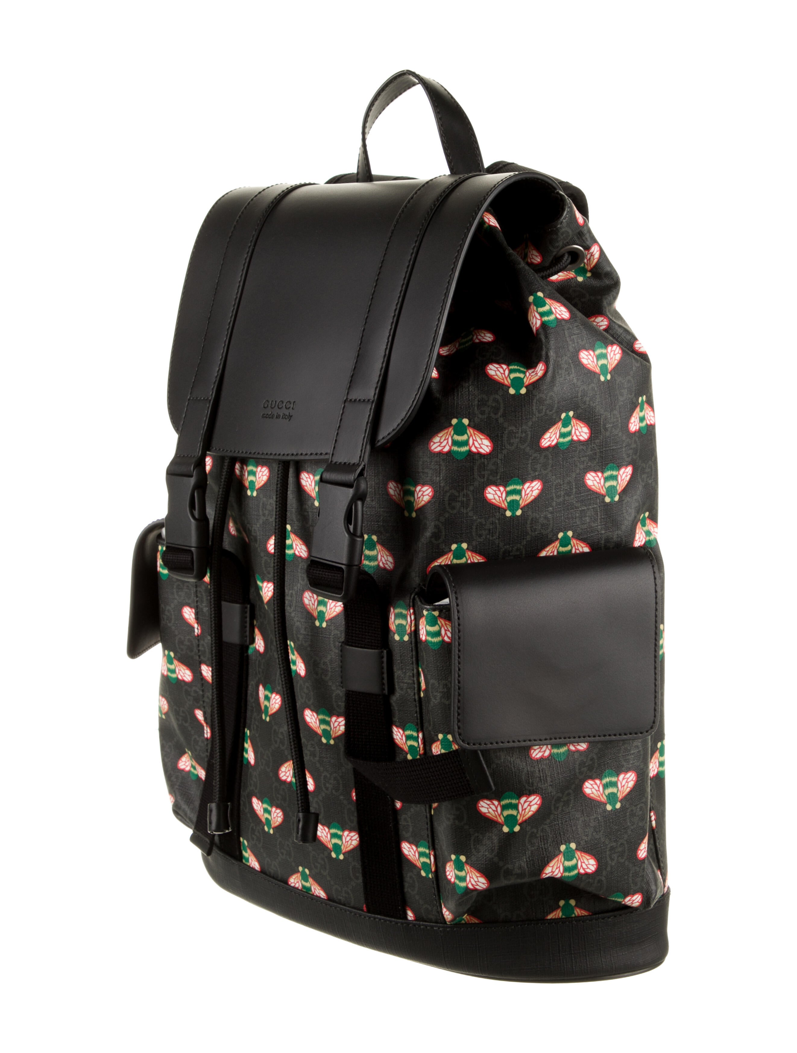 Gucci GG Supreme Bee Backpack w/ Tags Backpacks, Bags The RealReal