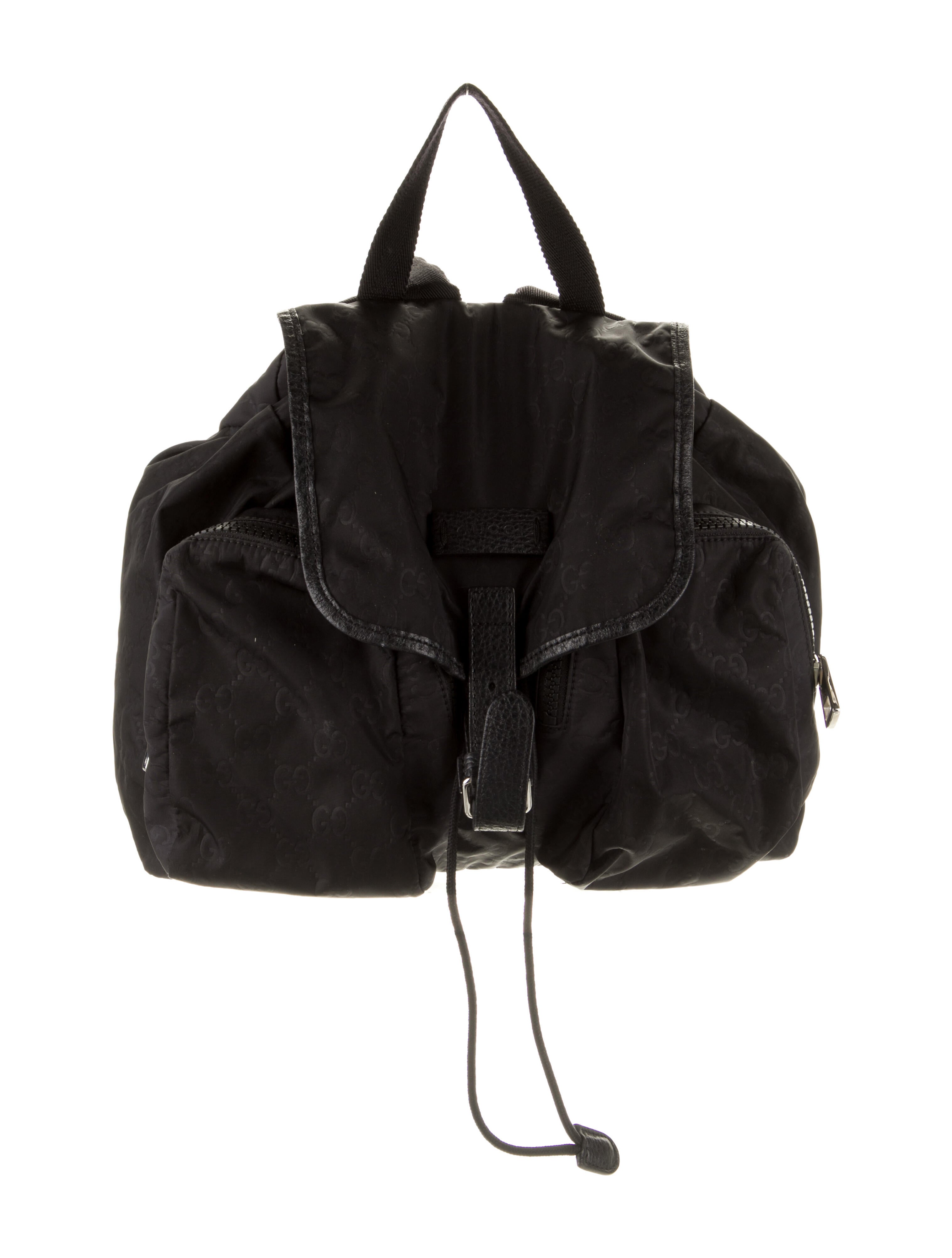 Gucci Imprime Monogram Large Backpack Black Backpacks, Handbags