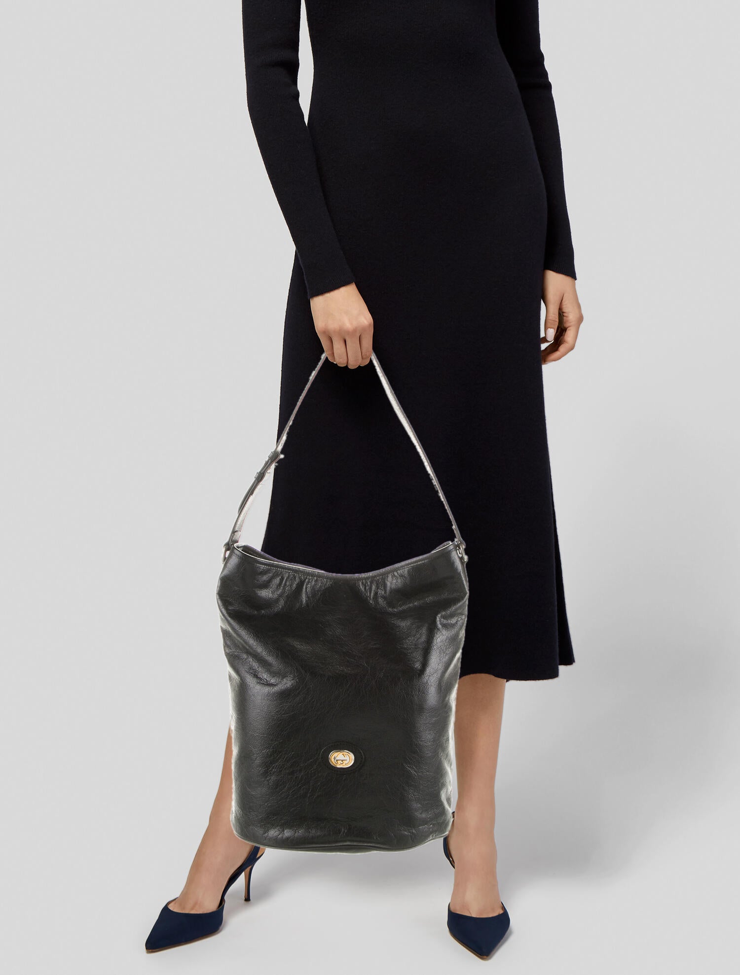 Gucci Leather Morpheus Hobo