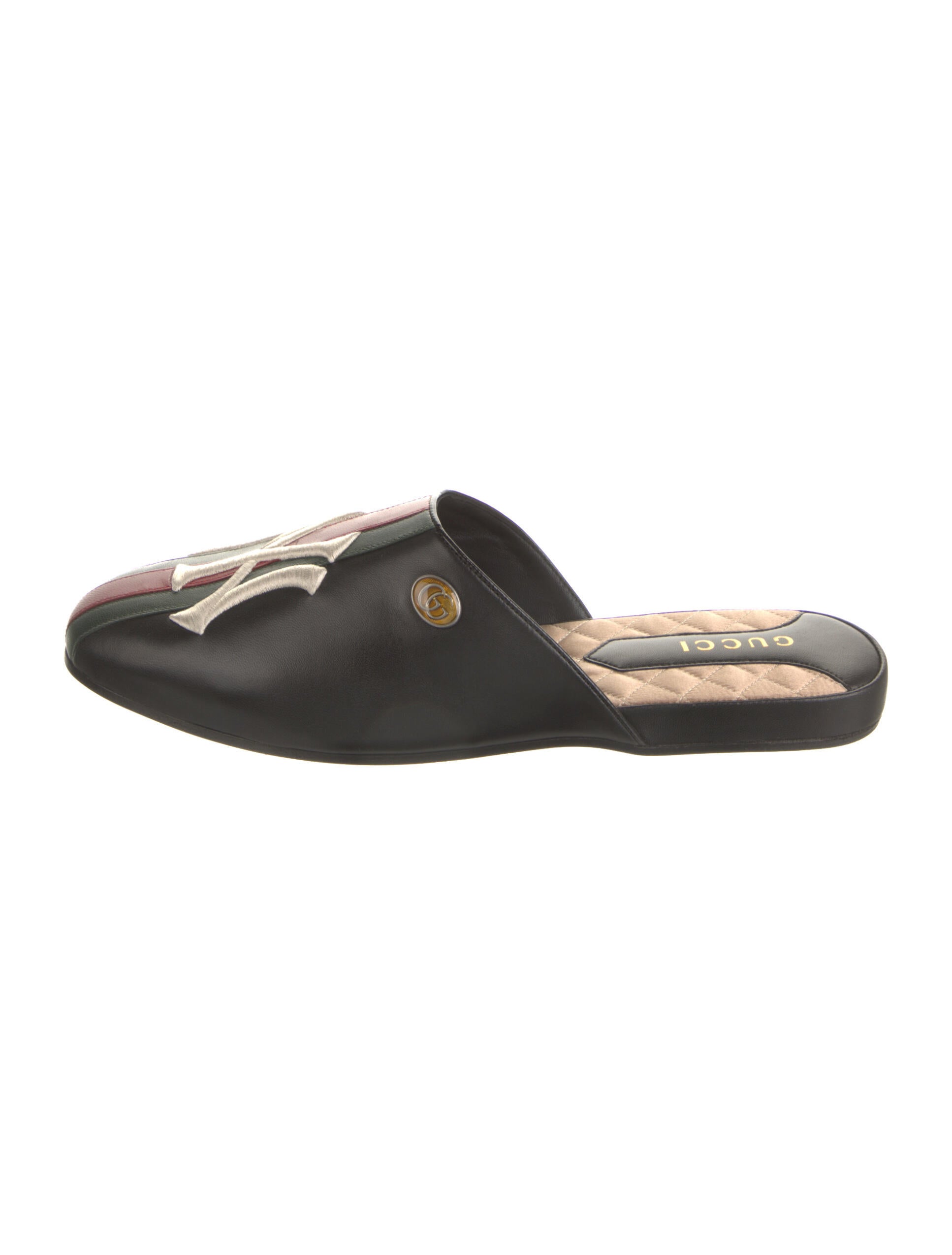 Gucci Leather Slides w/ Tags Blue Sandals, Shoes GUC1122768 The RealReal