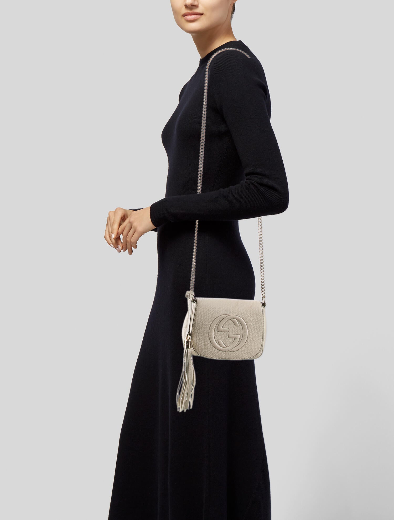 Gucci Small Soho Flap Crossbody Bag Neutrals Crossbody Bags, Handbags