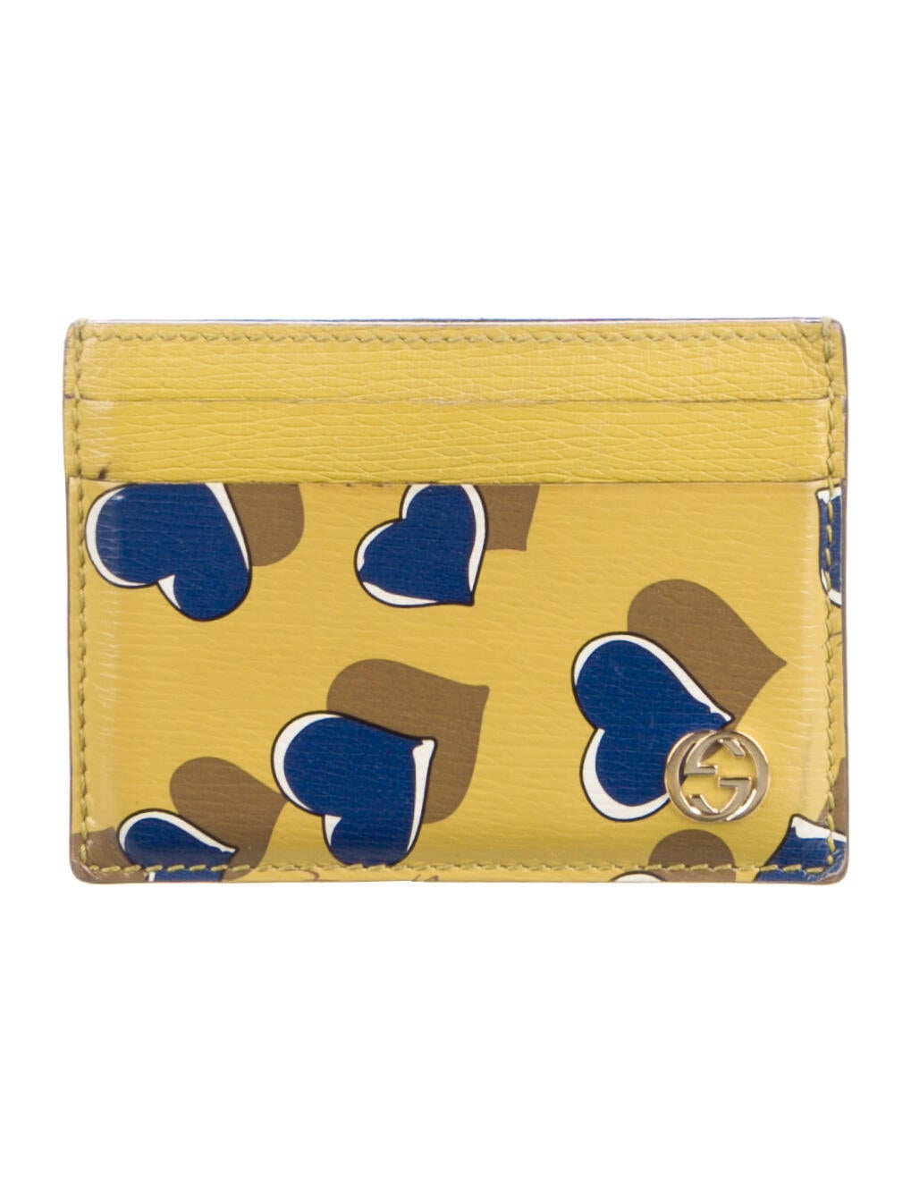 Gucci Interlocking G Logo Card Holder Green Wallets, Accessories