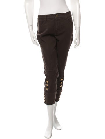 Gucci High-Rise Cropped Jeans w/ Tags