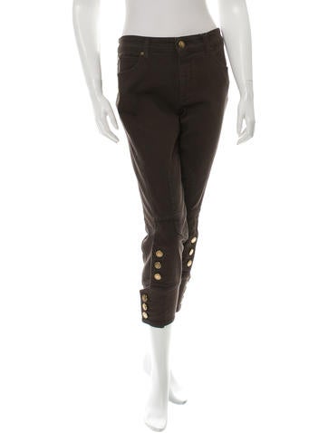 Gucci High-Rise Cropped Jeans w/ Tags