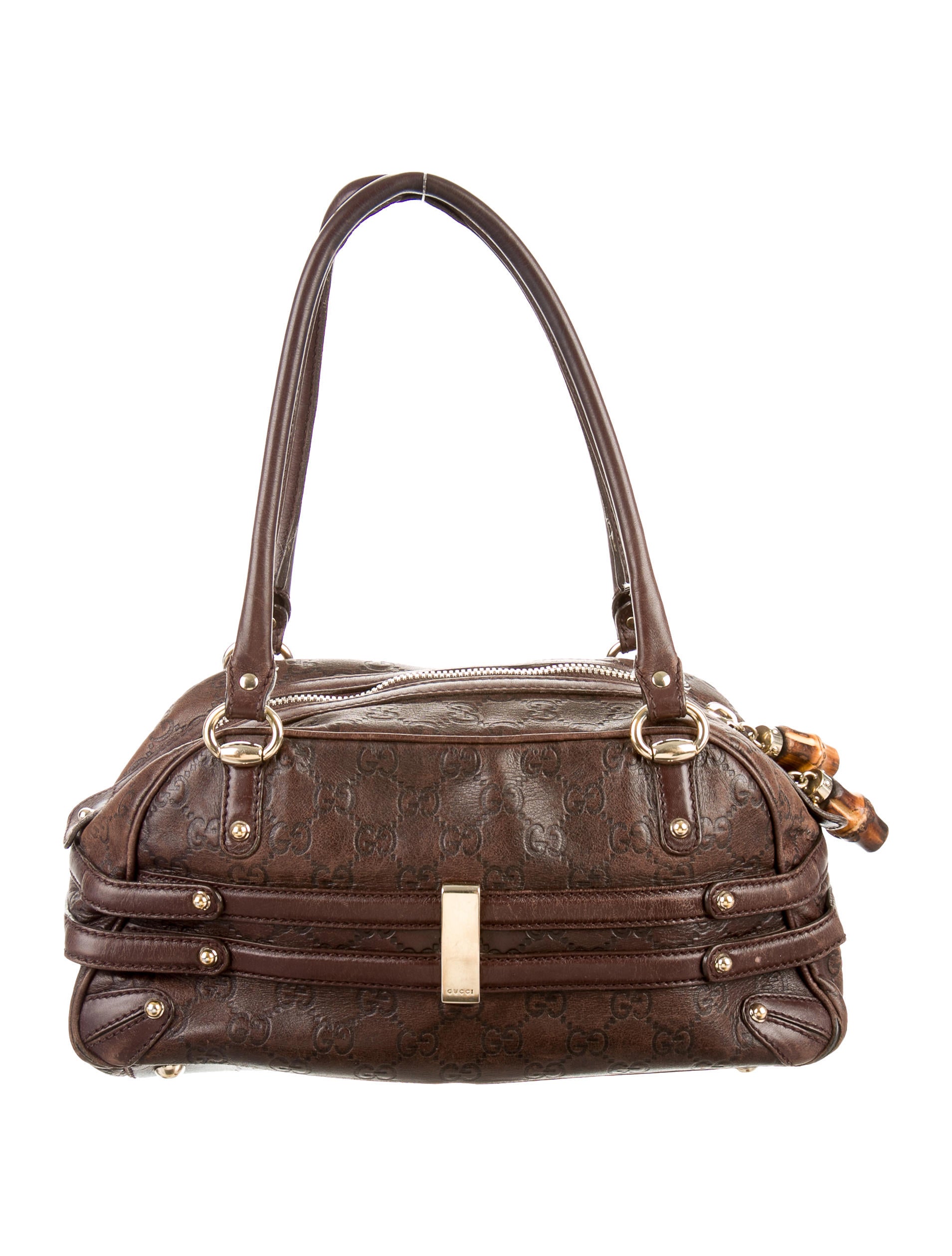 Gucci Guccissima Wave Boston Bag Handbags GUC114438 The RealReal