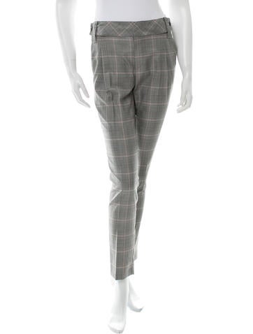 Gucci Plaid Wool Pants w/ Tags
