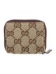 Gucci GG Canvas Coin Purse GG Canvas Coin Pouch