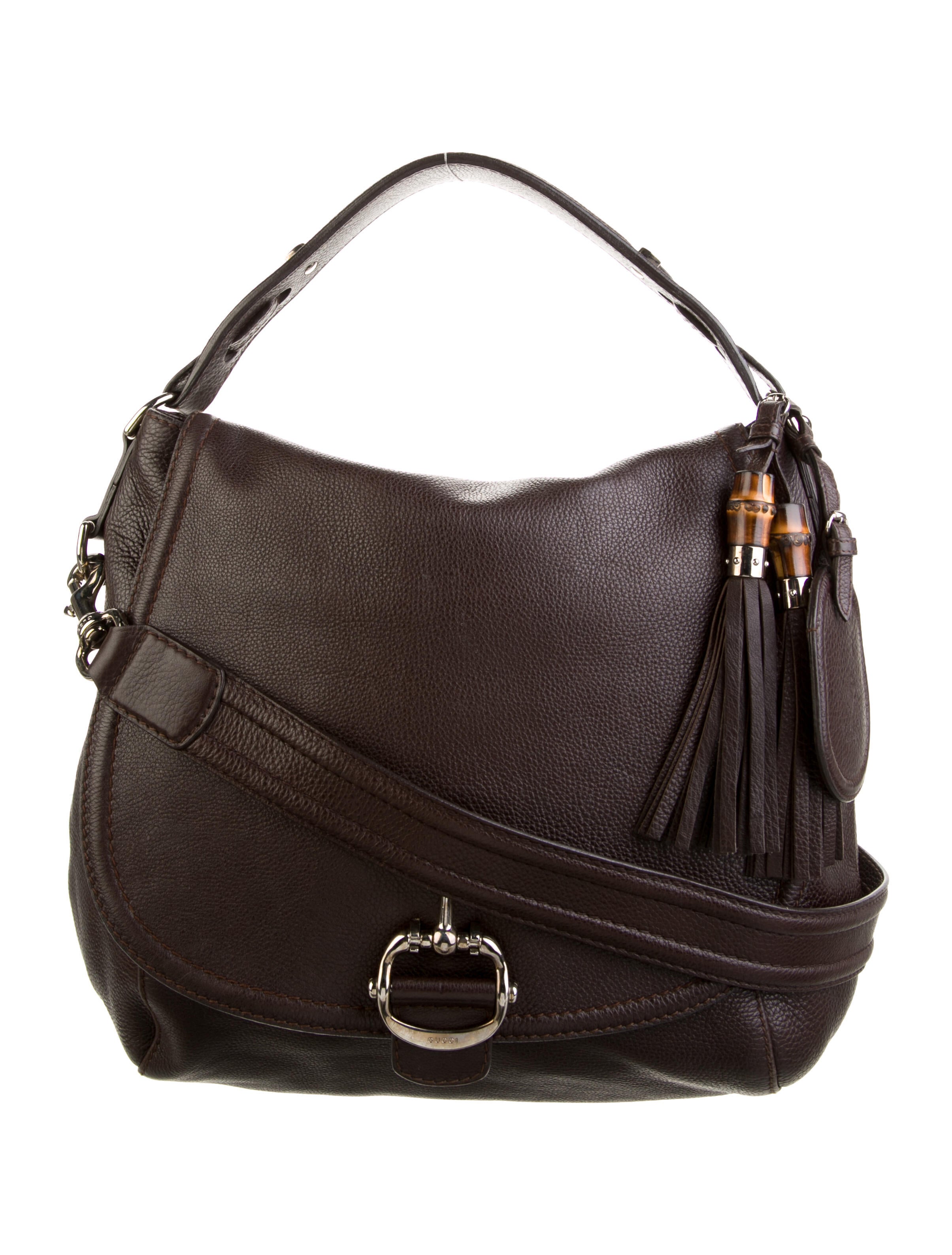 Gucci Large Techno Horsebit Shoulder Bag