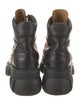 Gucci Quebec Web Accent Hiking Boots