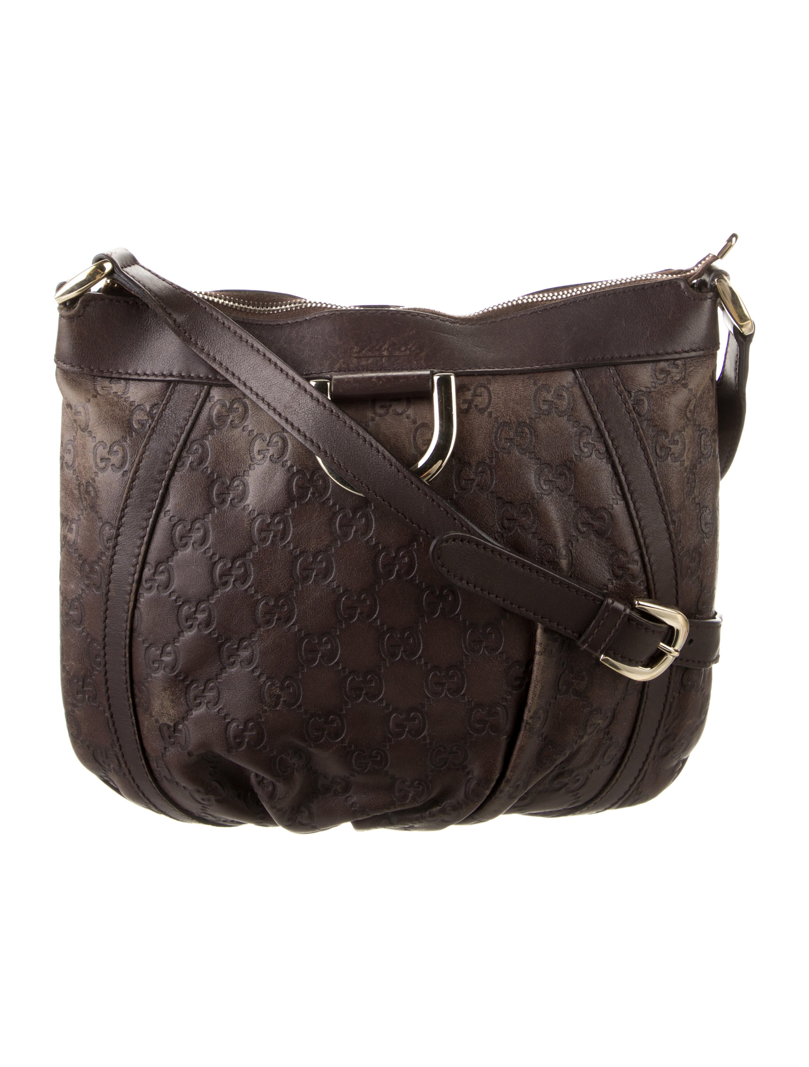 Gucci Canvas Crossbody Bag Brown Crossbody Bags, Handbags