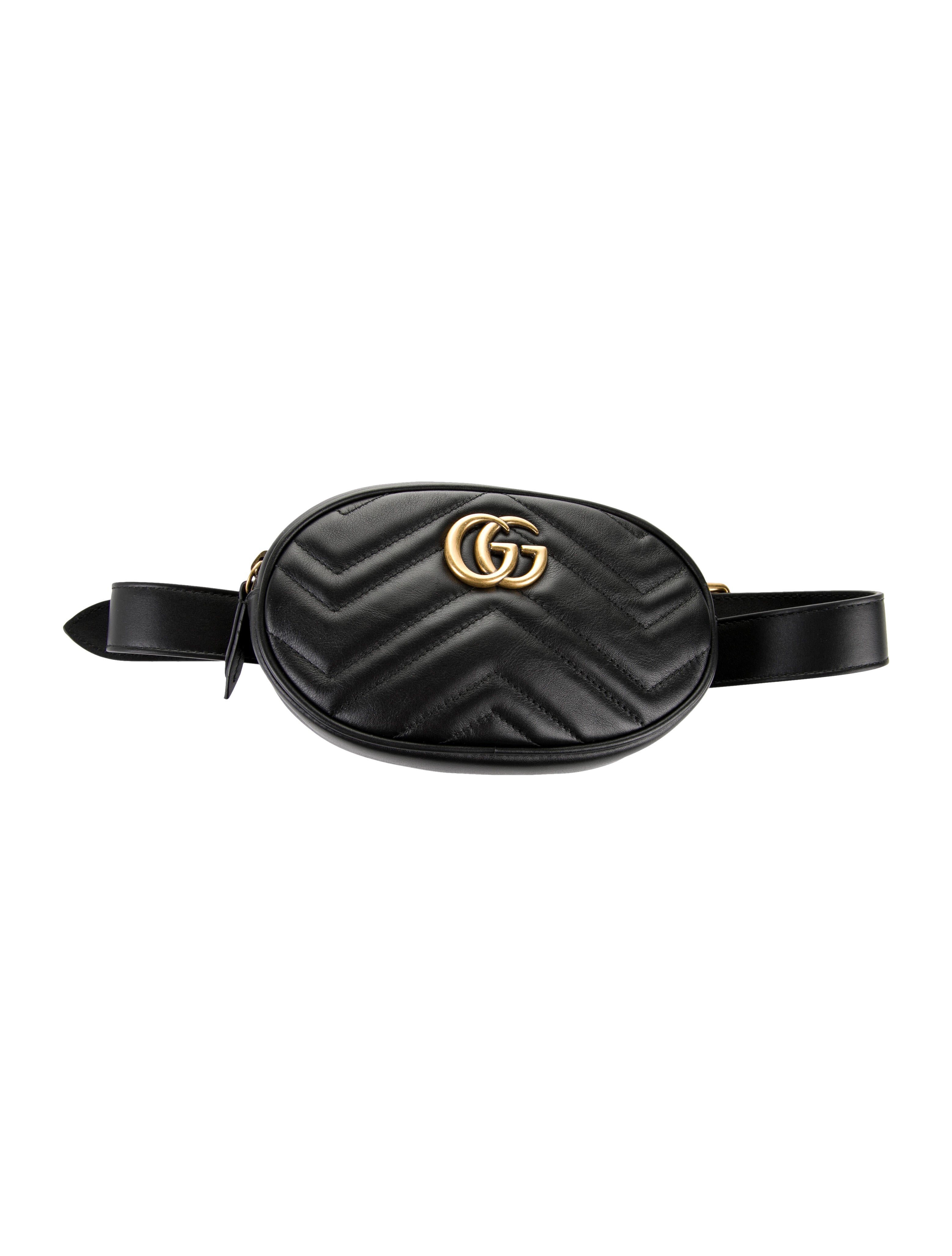 Gucci Matelasse GG Marmont Belt Bag