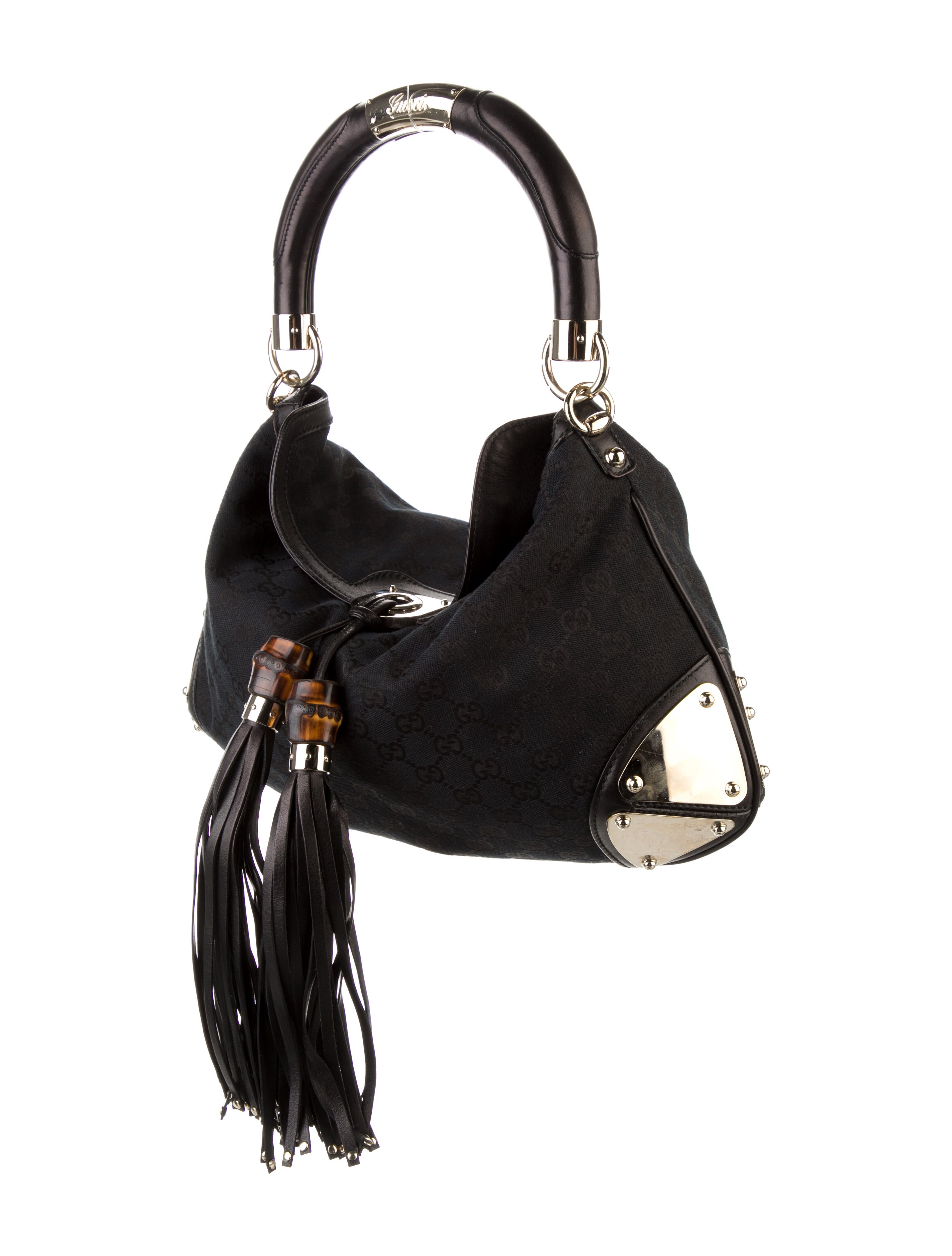 Gucci GG Canvas Medium Babouska Indy Hobo