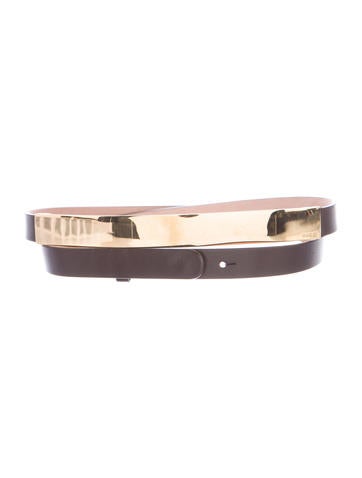 Gucci Skinny Leather Belt