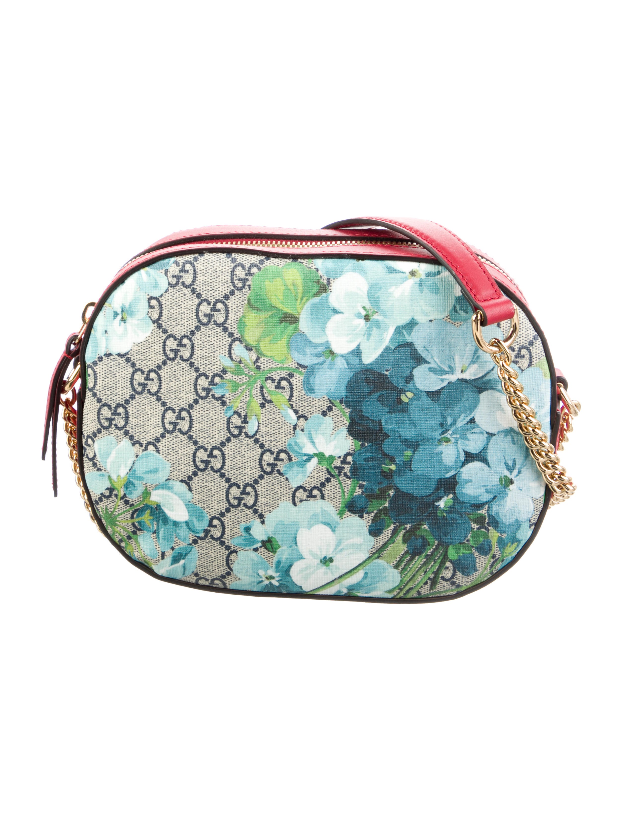Gucci Blooms Mini Bamboo Crossbody Bag Neutrals Crossbody Bags