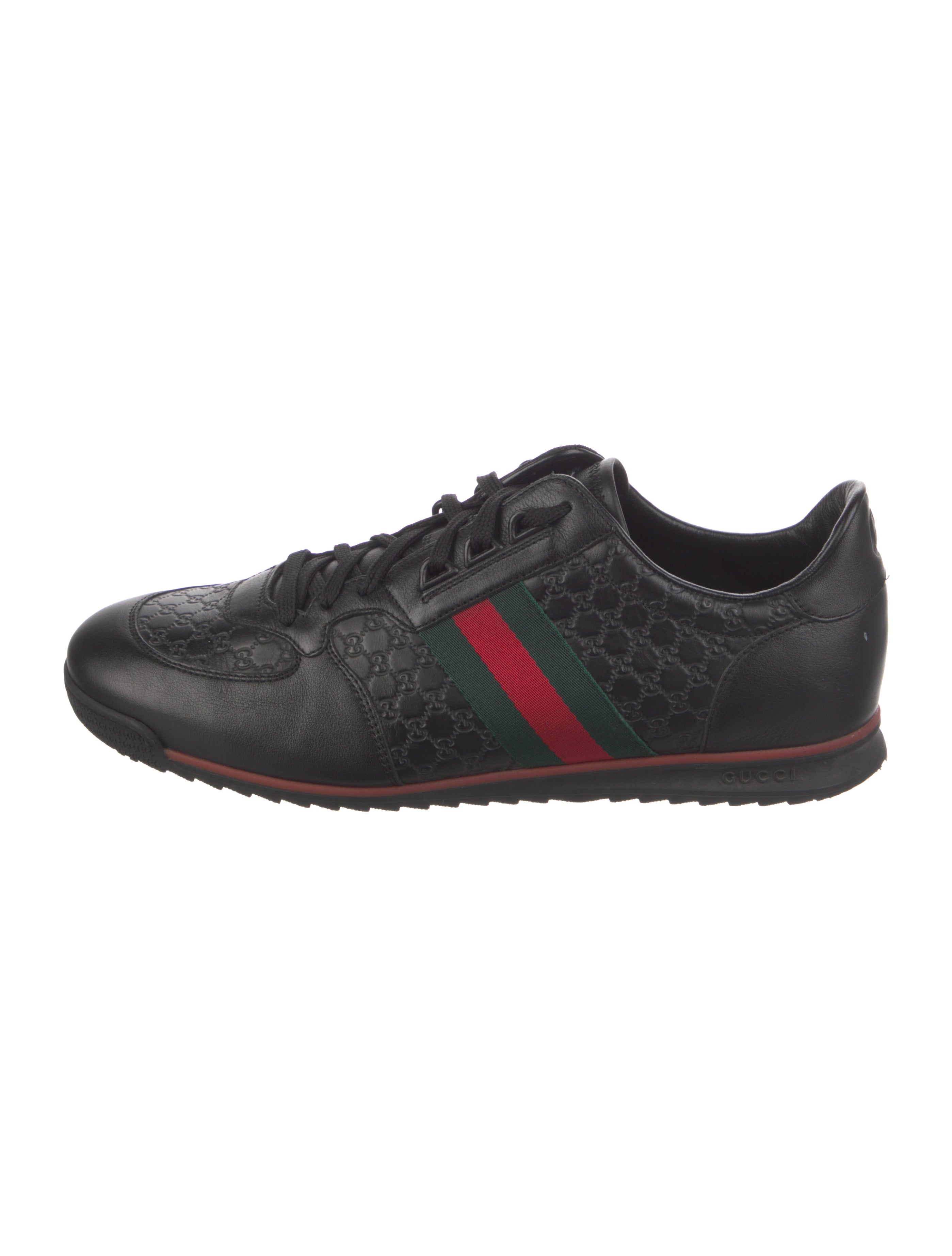 mens gucci black sneakers