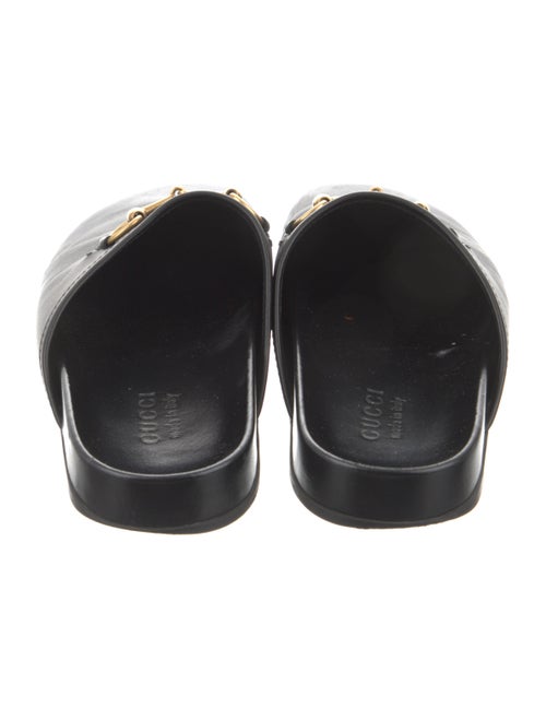 Gucci River Horsebit Accent Slippers
