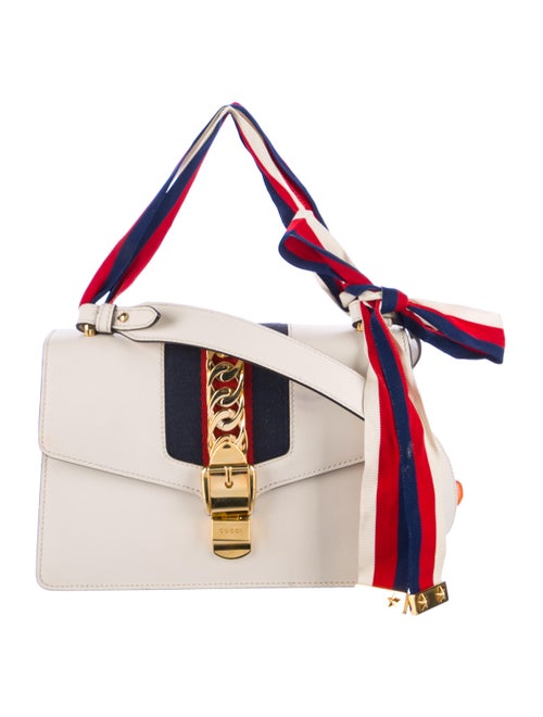 Gucci Small Sylvie Chain Web Shoulder Bag