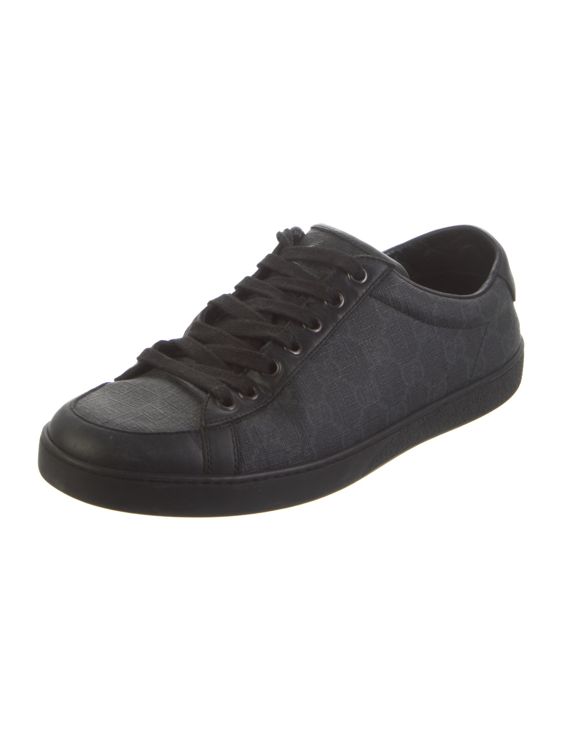 mens gucci black sneakers