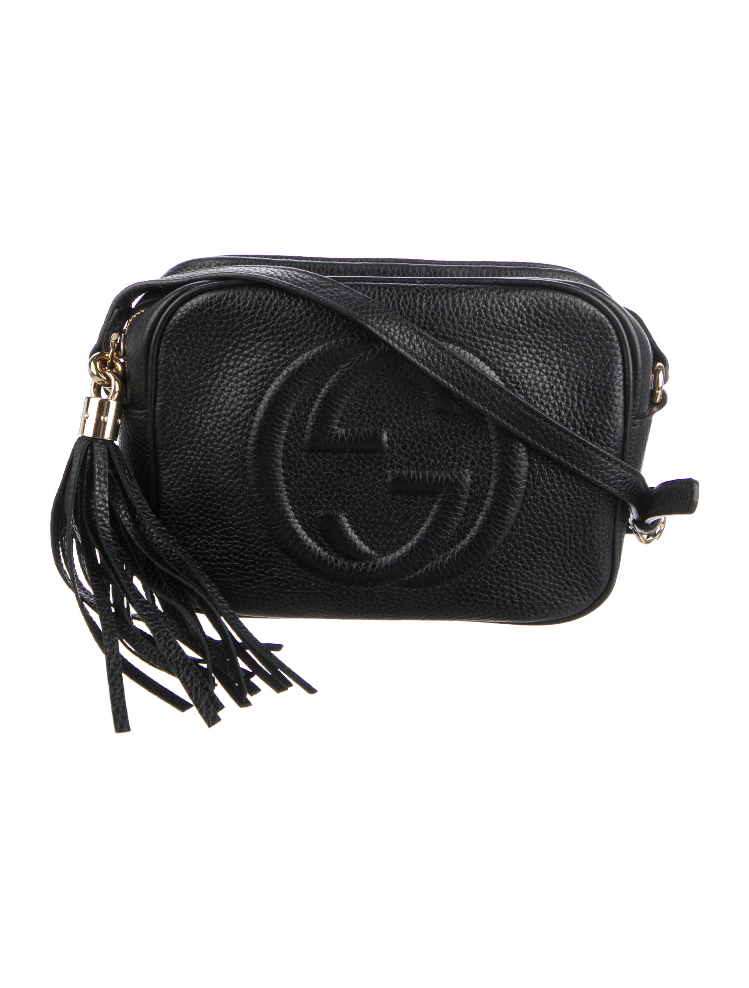 Gucci Small Soho Disco Crossbody Bag Black Crossbody Bags, Handbags