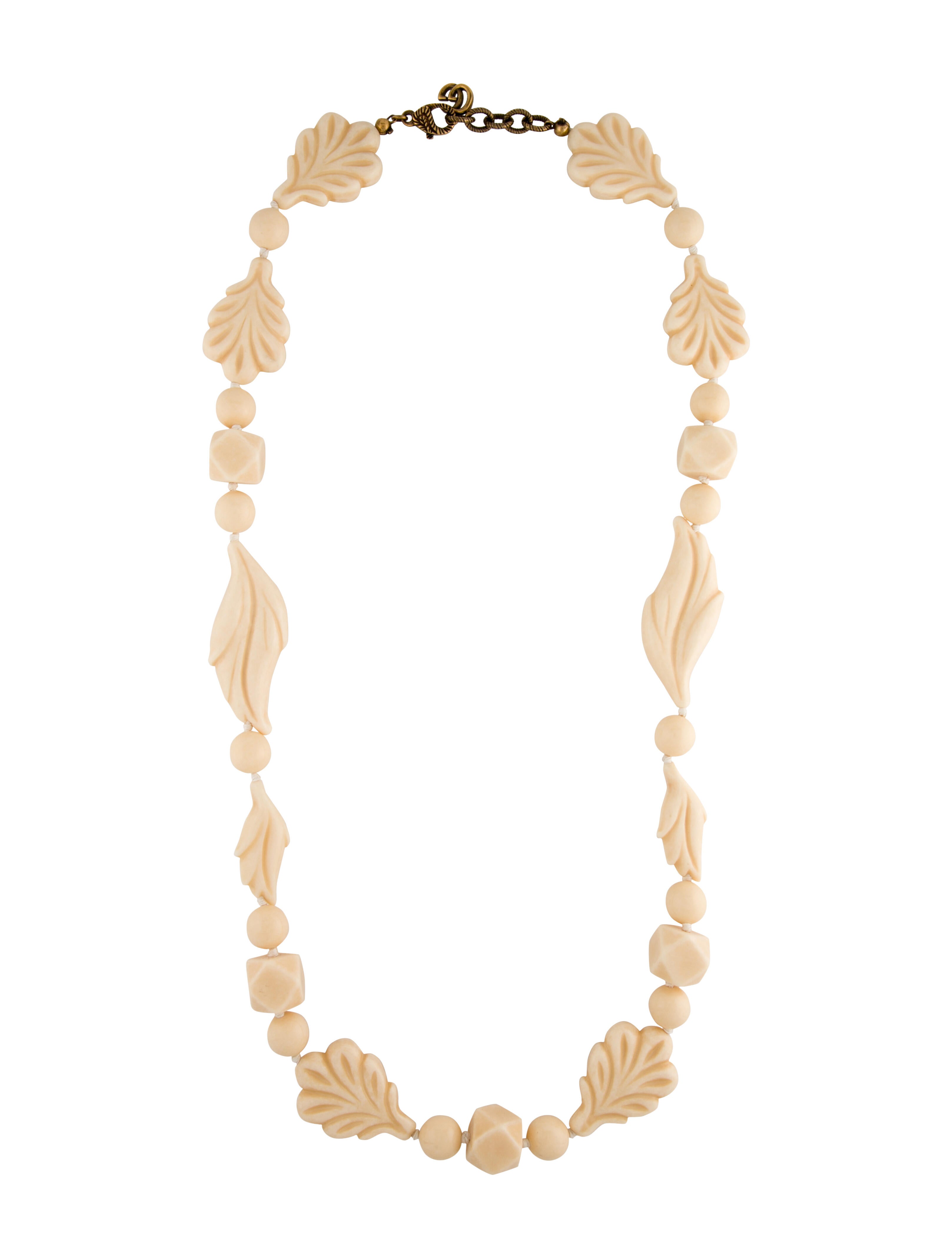 Necklace 14K Pearl Strand Station Necklace 14K Yellow Gold Bead