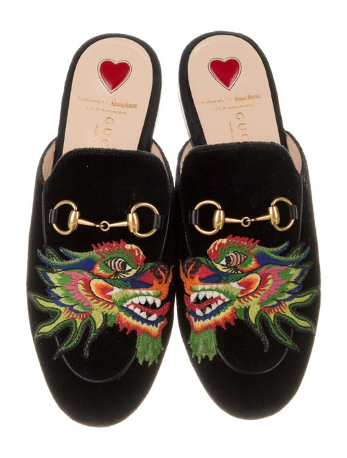 Gucci Princeton Horsebit Accent Mules