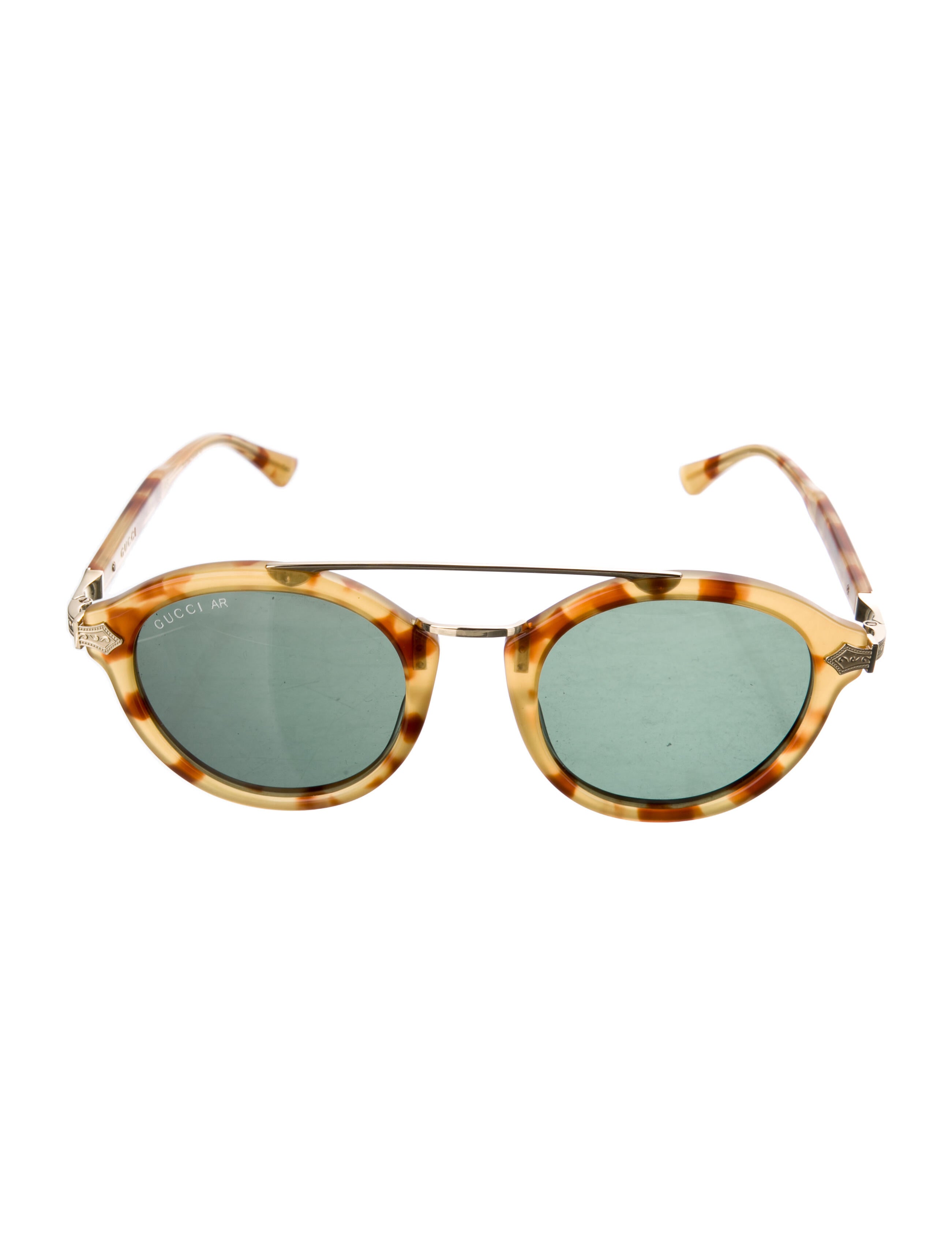 Gucci Aviator Tinted Sunglasses Yellow Sunglasses, Accessories GUC1215048 The RealReal