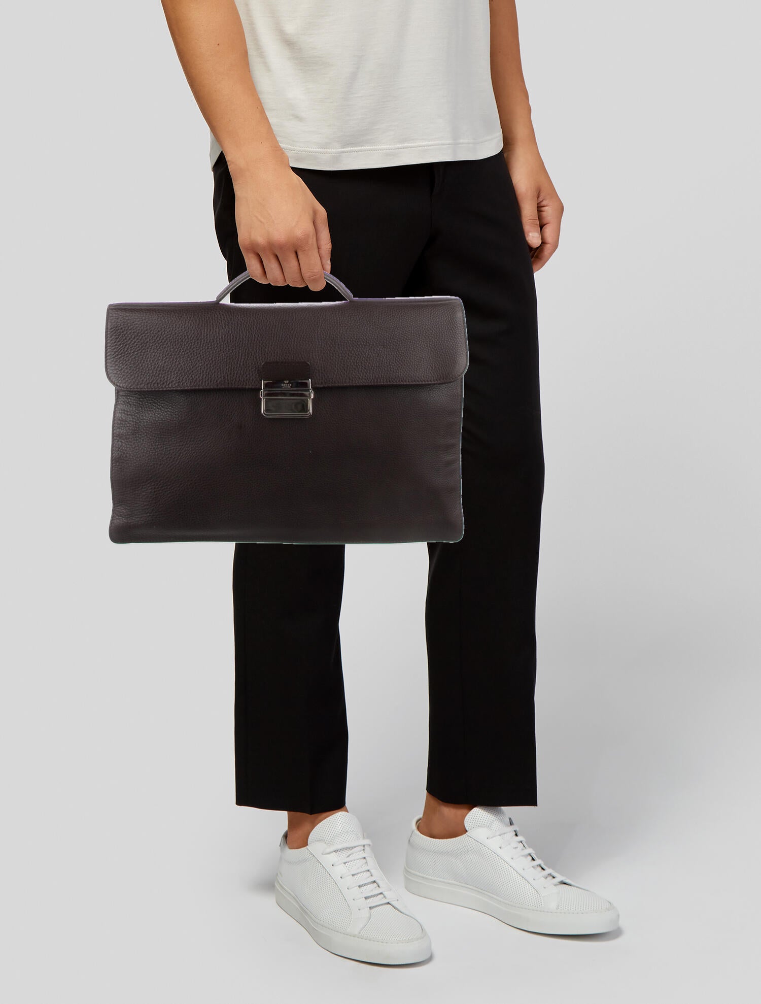 Gucci Vintage Leather Briefcase Black Briefcases, Bags GUC1051547