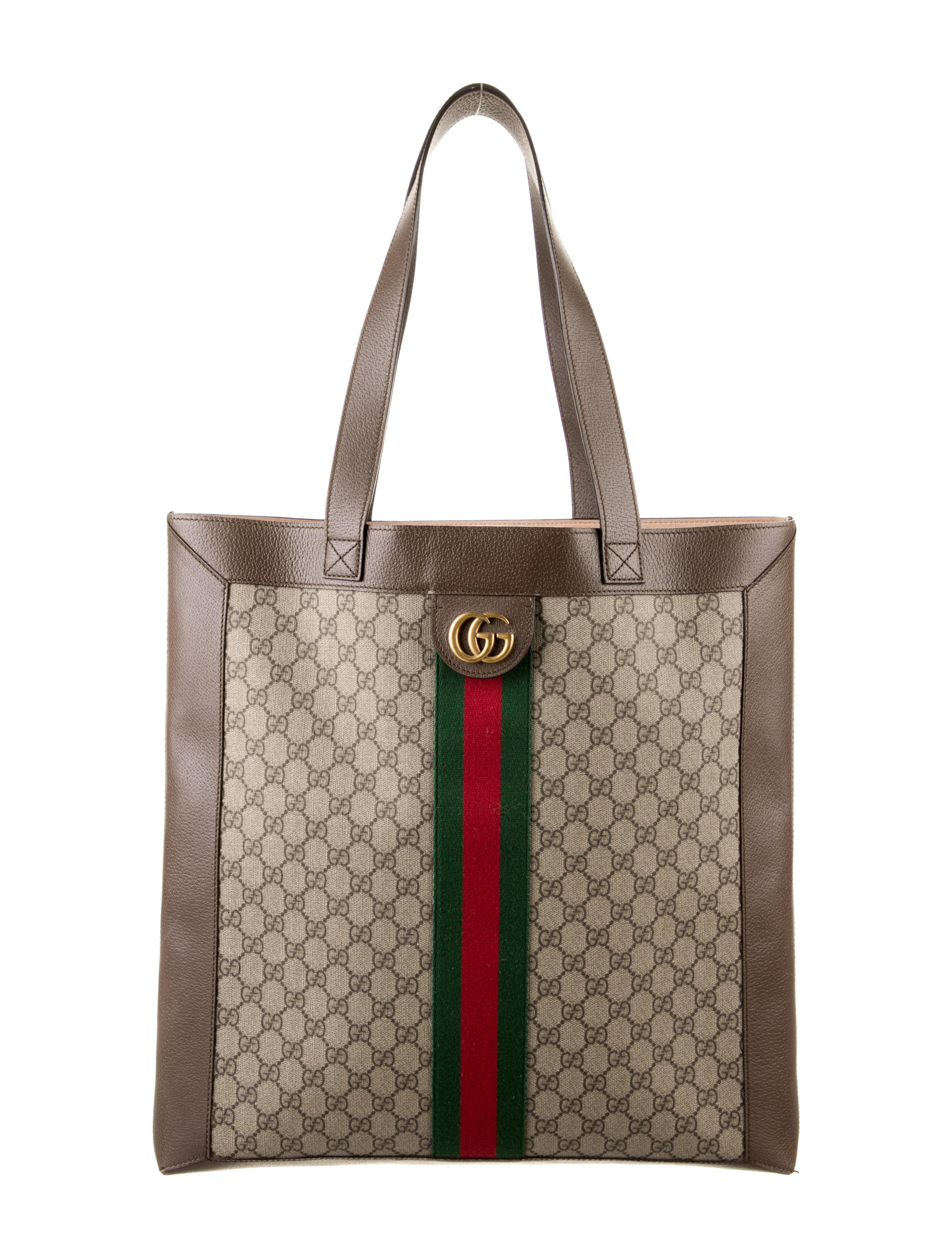 Gucci GG Supreme Large Ophidia Soft Tote w/Pouch