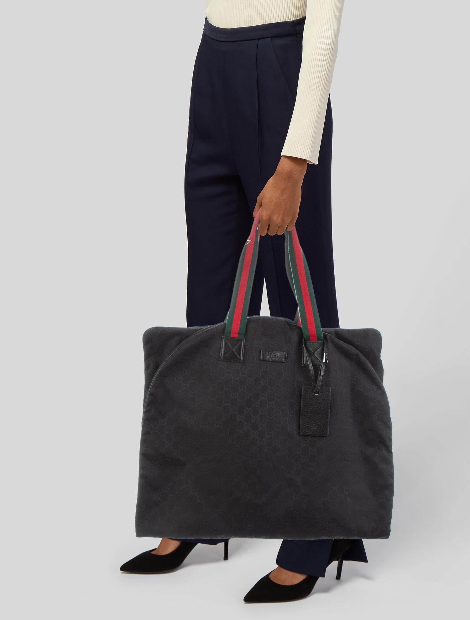 Gucci GG Canvas Garment Bag Black Garment Covers, Bags GUC1216944