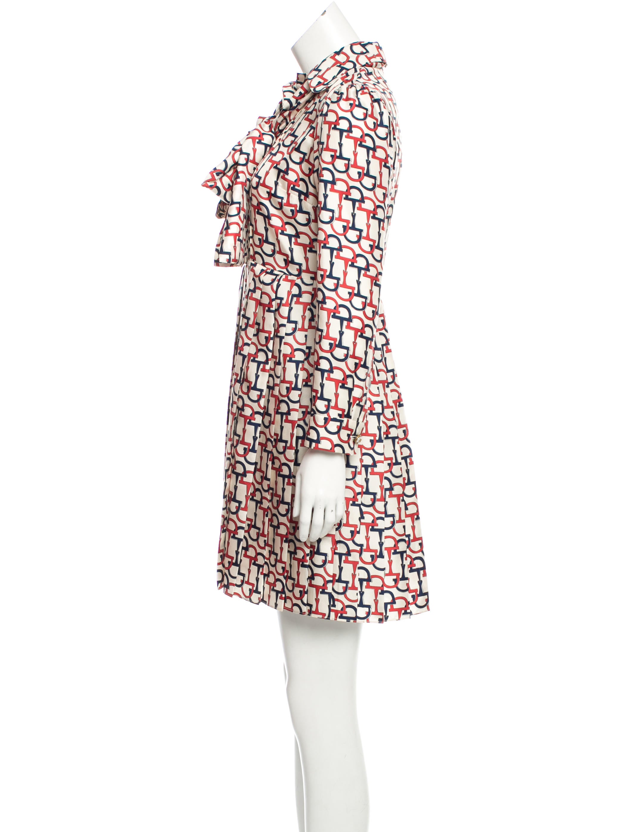 Gucci 2016 Horsebit Silk Dress Blue Dresses, Clothing GUC121737 The RealReal