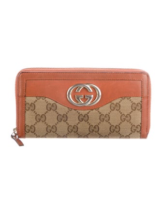 Gucci GG Canvas Canvas Continental Wallet