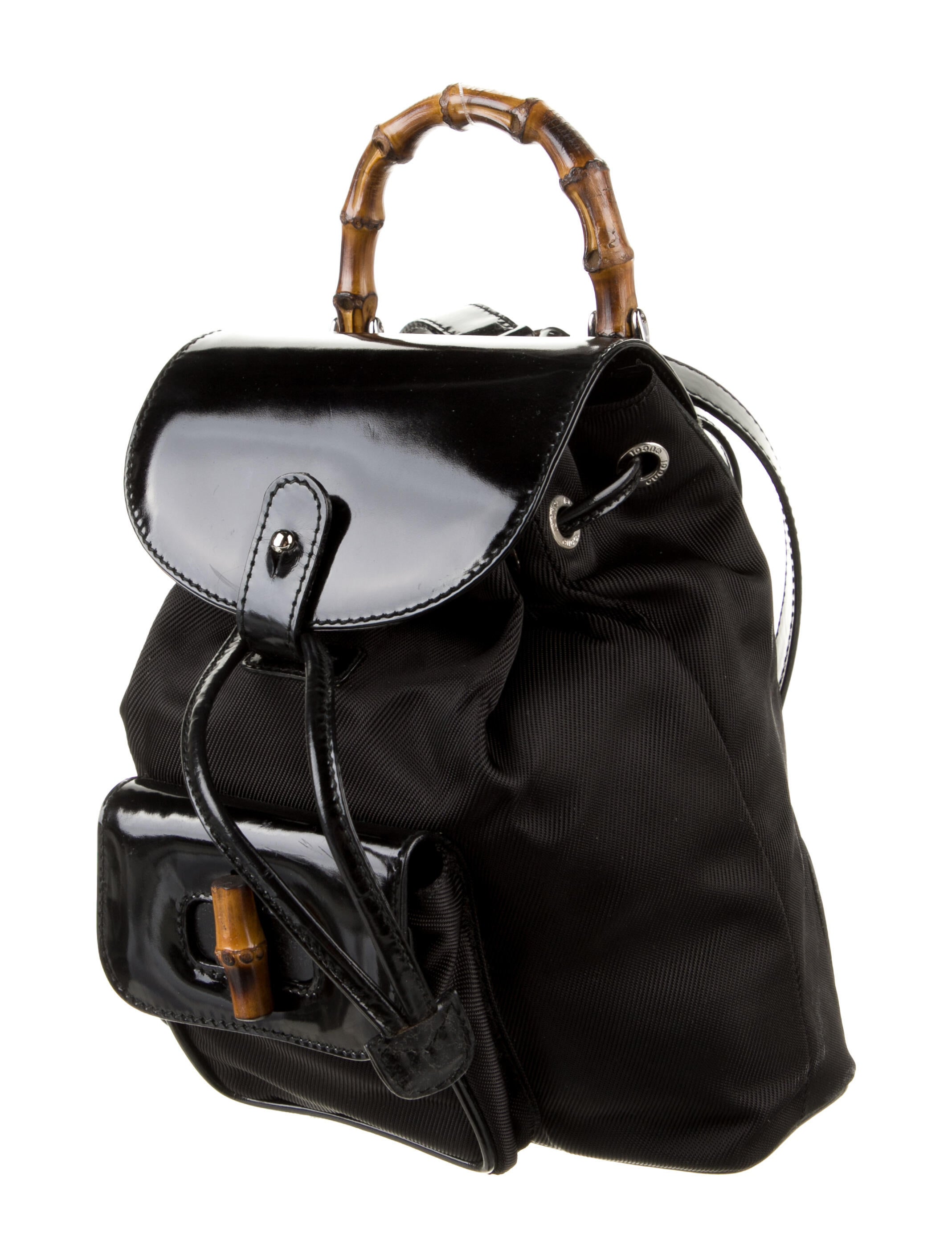 Gucci Nylon Drawstring Backpack Black Backpacks, Handbags GUC197862