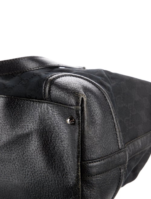 Gucci GG Canvas Web Treasure Boston Handle Bag