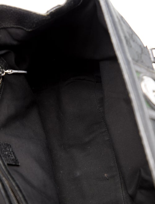 Gucci GG Canvas Web Treasure Boston Handle Bag