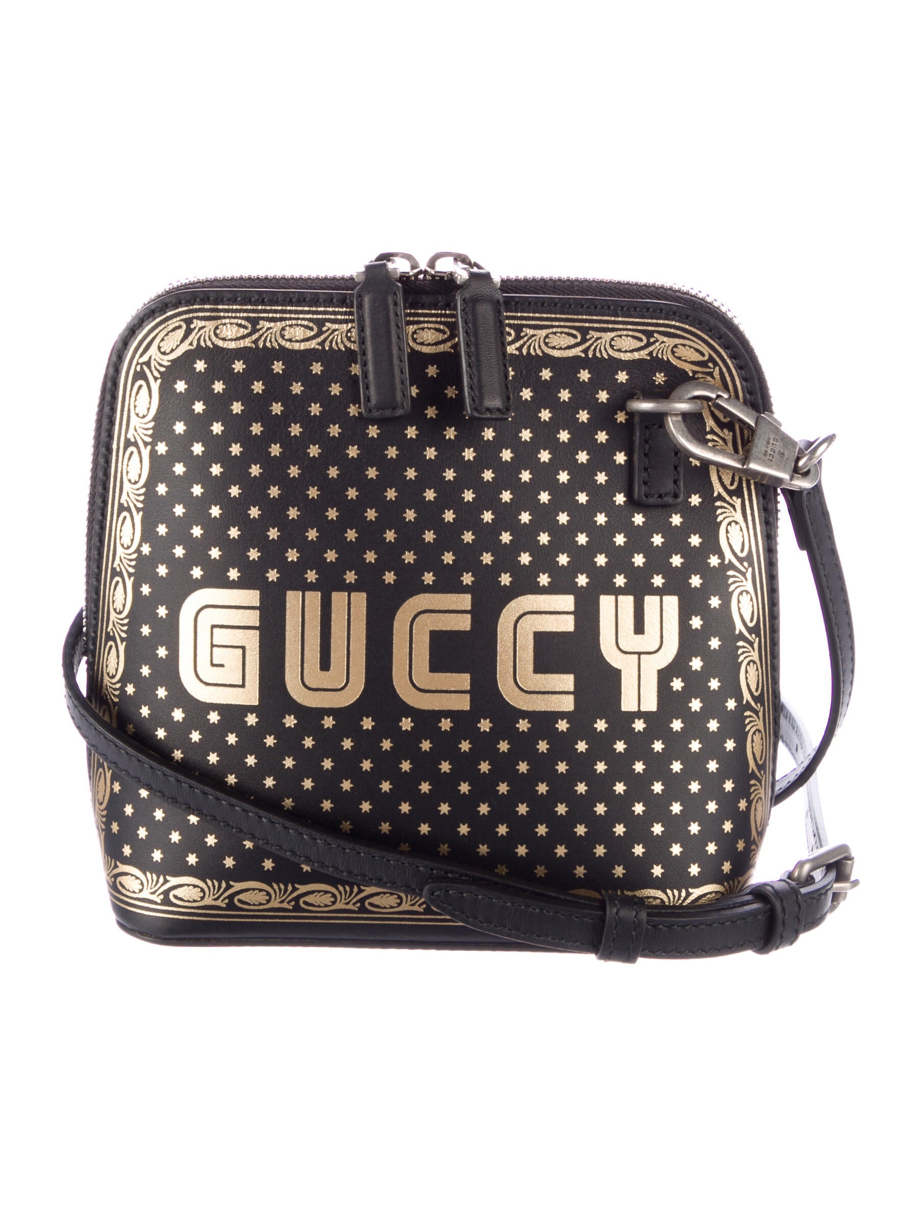 Gucci Vintage GG Plus Crossbody Bag Brown Crossbody Bags, Handbags