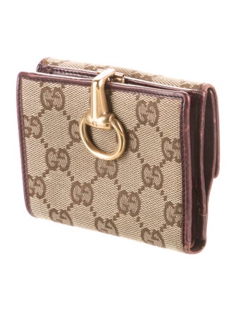 Gucci GG Canvas Canvas Compact Wallet