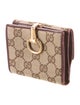 Gucci GG Canvas Canvas Compact Wallet