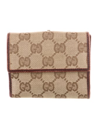Gucci GG Canvas Canvas Compact Wallet