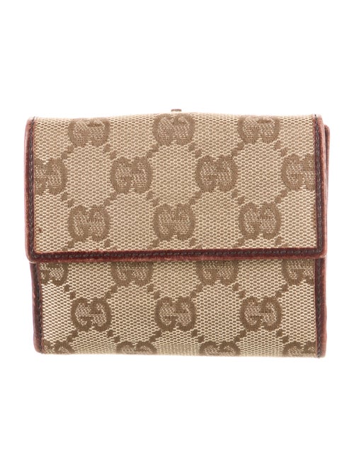 Gucci GG Canvas Canvas Compact Wallet