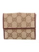 Gucci GG Canvas Canvas Compact Wallet