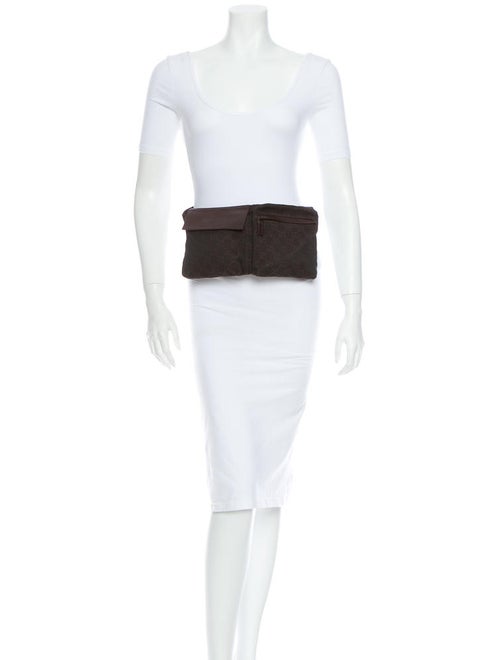 Gucci GG Denim Waist Pouch