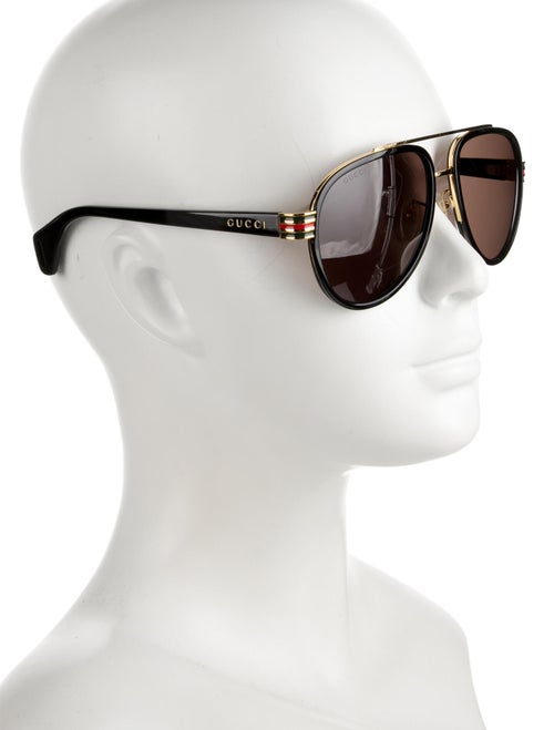 Gucci Aviator Tinted Sunglasses