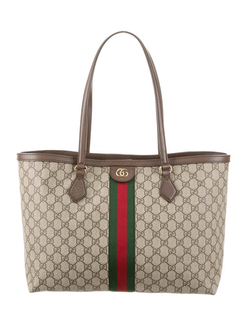 Gucci GG Supreme Medium Ophidia Web Tote