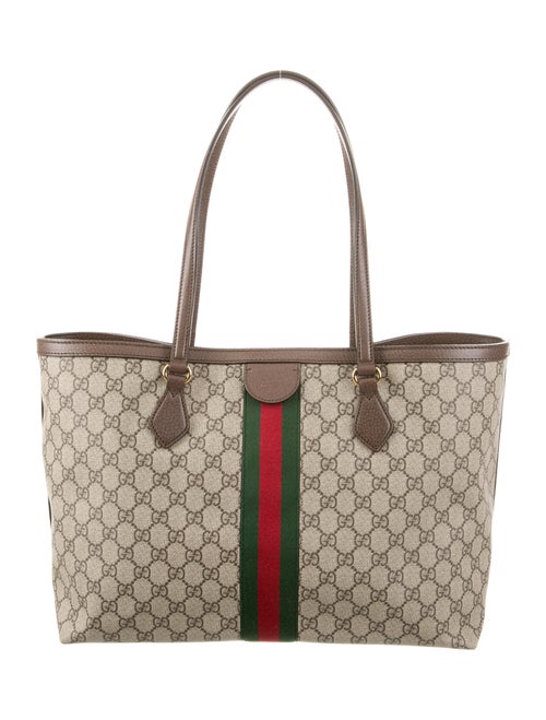 Gucci GG Supreme Medium Ophidia Web Tote